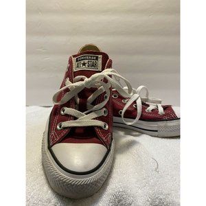 Converse All Star Womens Sneakers Lace Up Low Top  Burgundy